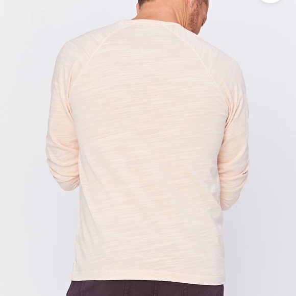 AGAVE DENIM long sleeve Henley Jersey 4 button shirt Medium Spanish Villa - Picture 4 of 16